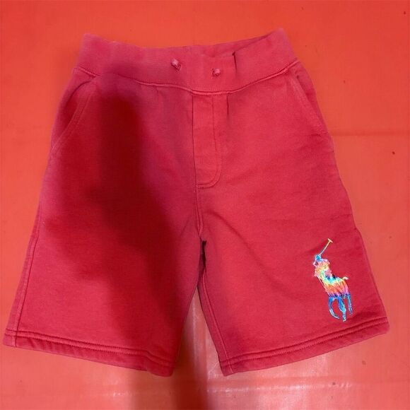 Polo Ralph Lauren Boys' Red Sweat Shorts Size S Casual Summer - Picture 1 of 5